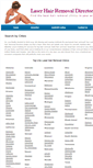 Mobile Screenshot of laserhairremovaldir.com